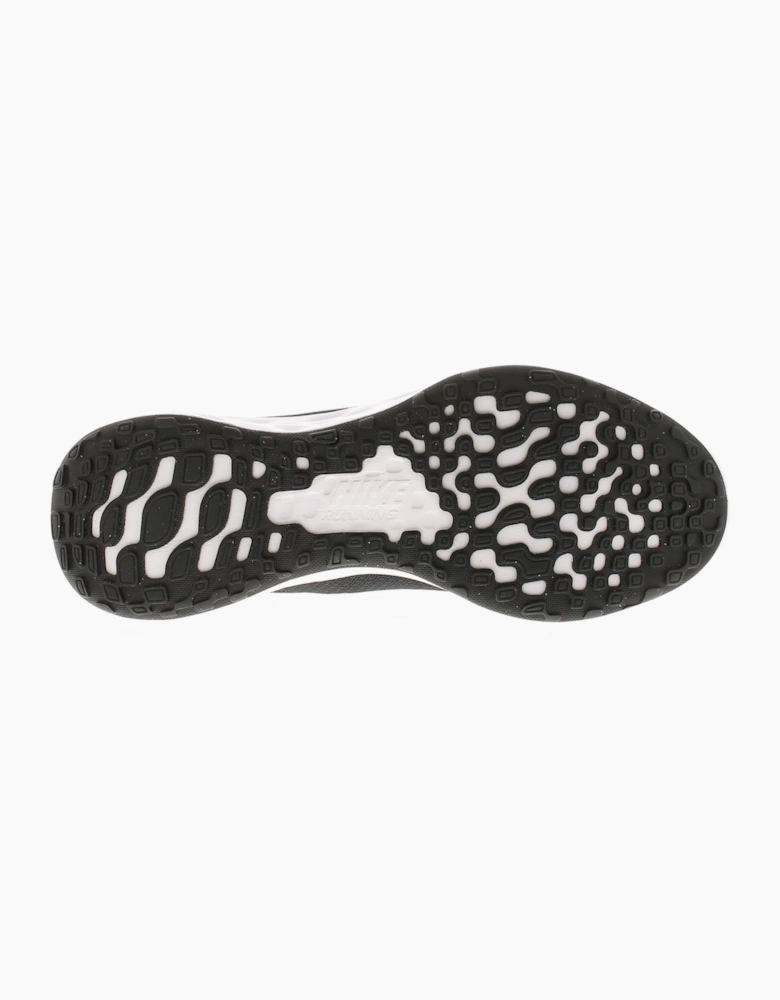 Nike Mens Running Trainers revolution 6 next na Lace Up black white UK Size