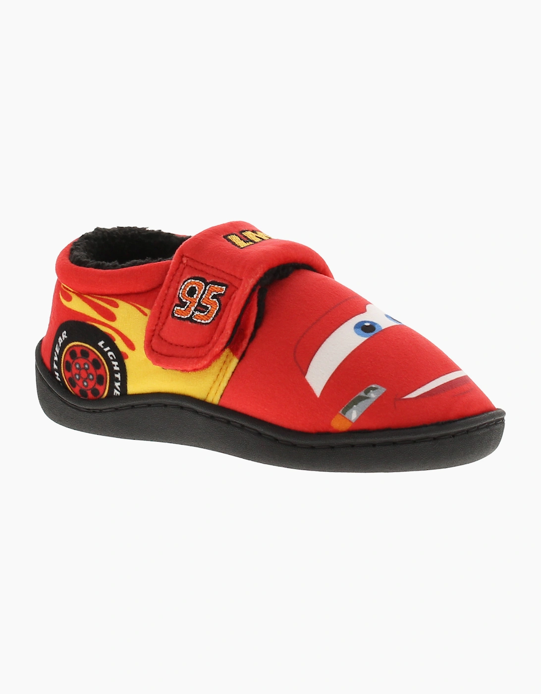 Cars Younger Boys Slippers Cars Cedar Slipper Touch Fastening red UK Size
