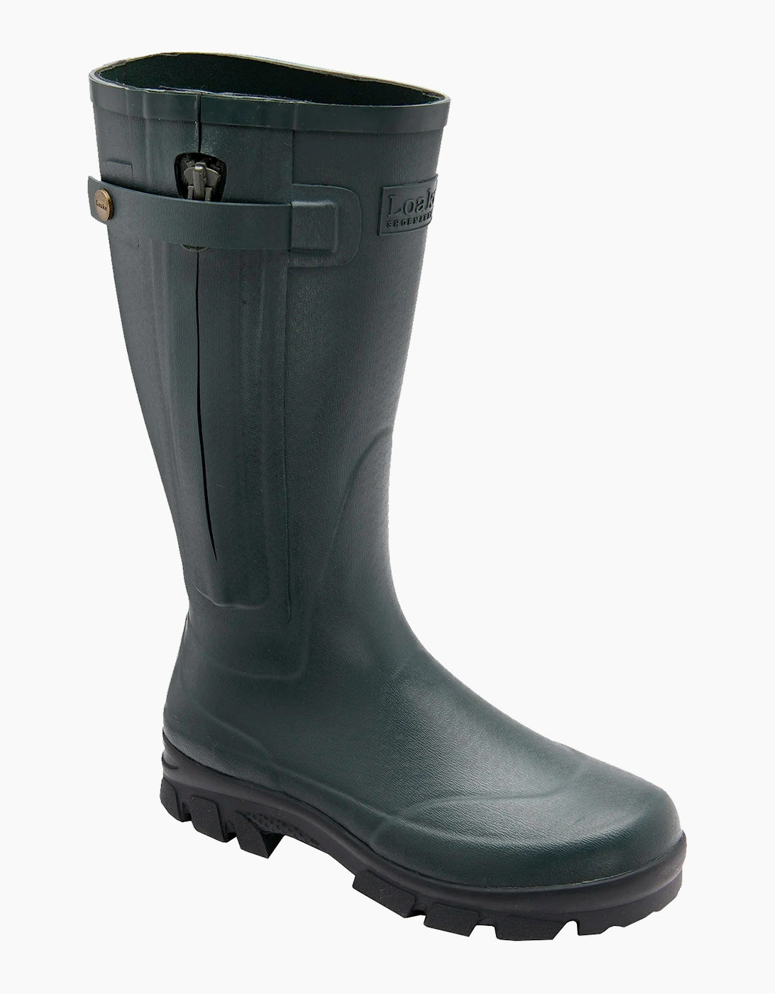 LOAKE RUBBER LINED WELLINGTON | GREEN