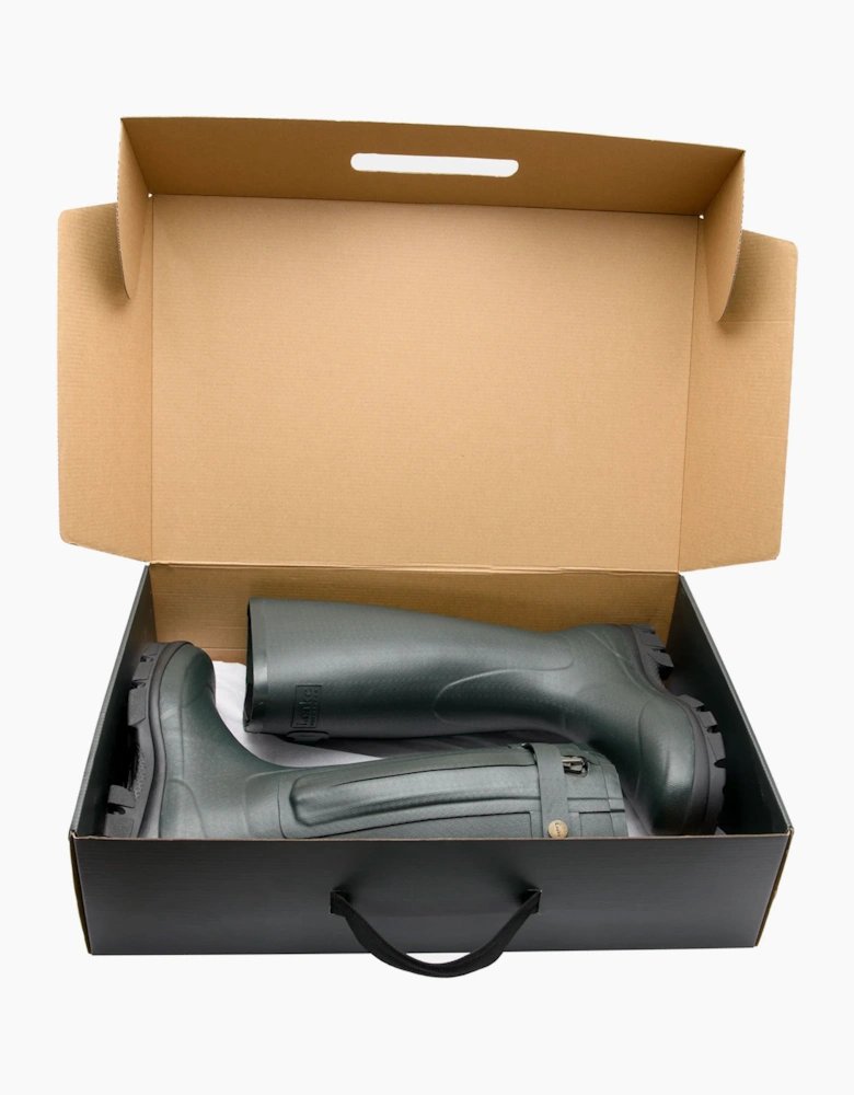 LOAKE RUBBER LINED WELLINGTON | GREEN