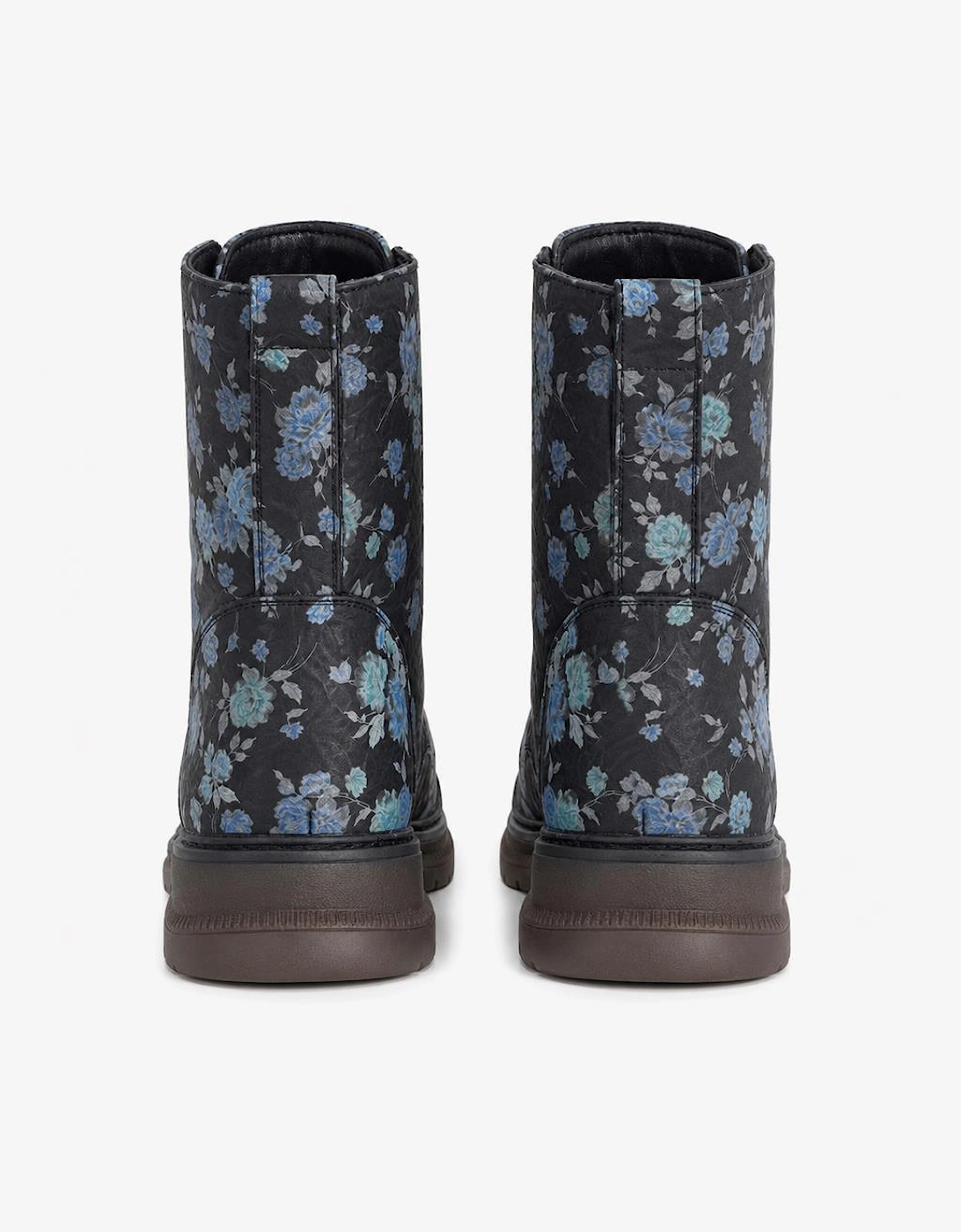 Cipriata ANNETTA Womens Ankle Boots Black/Blue Floral Matt
