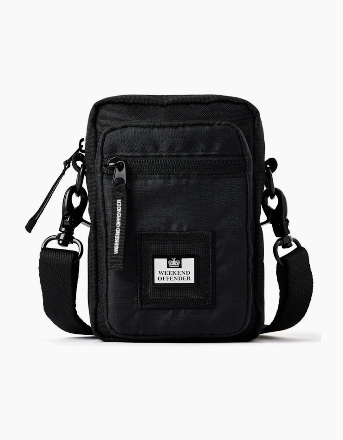 WEEKEND OFFENDER Ripstop Small Crossbody Bag - Black