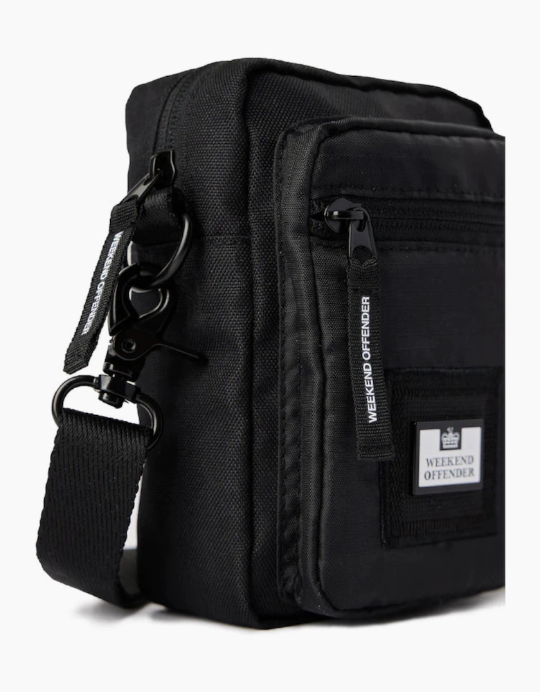 WEEKEND OFFENDER Ripstop Small Crossbody Bag - Black