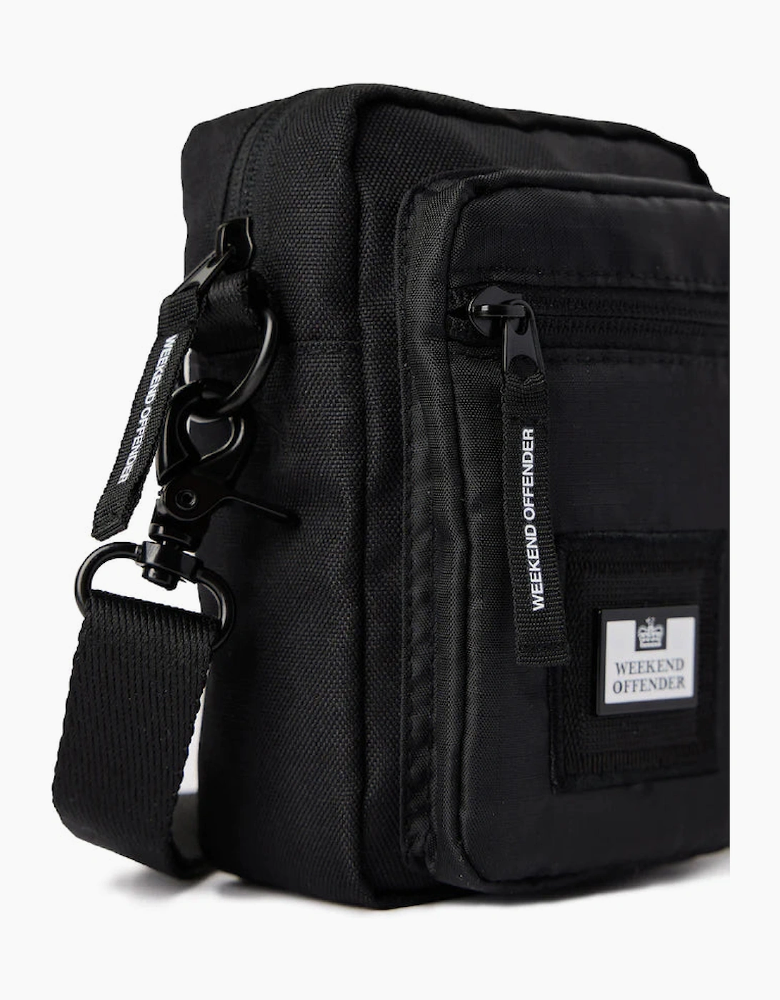 WEEKEND OFFENDER Ripstop Small Crossbody Bag - Black