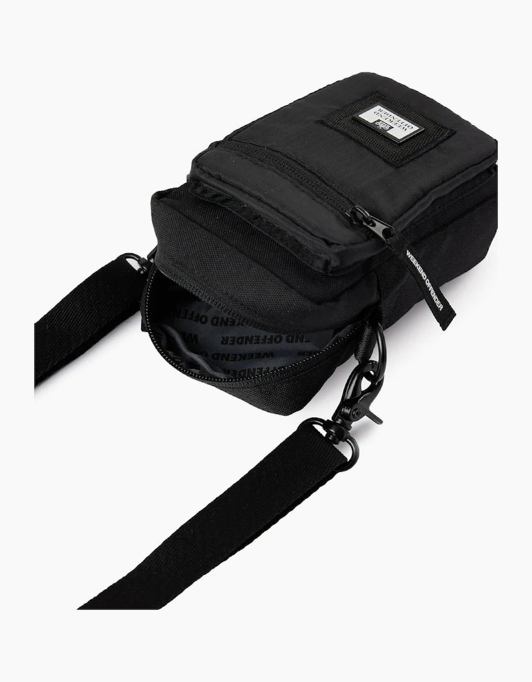 WEEKEND OFFENDER Ripstop Small Crossbody Bag - Black