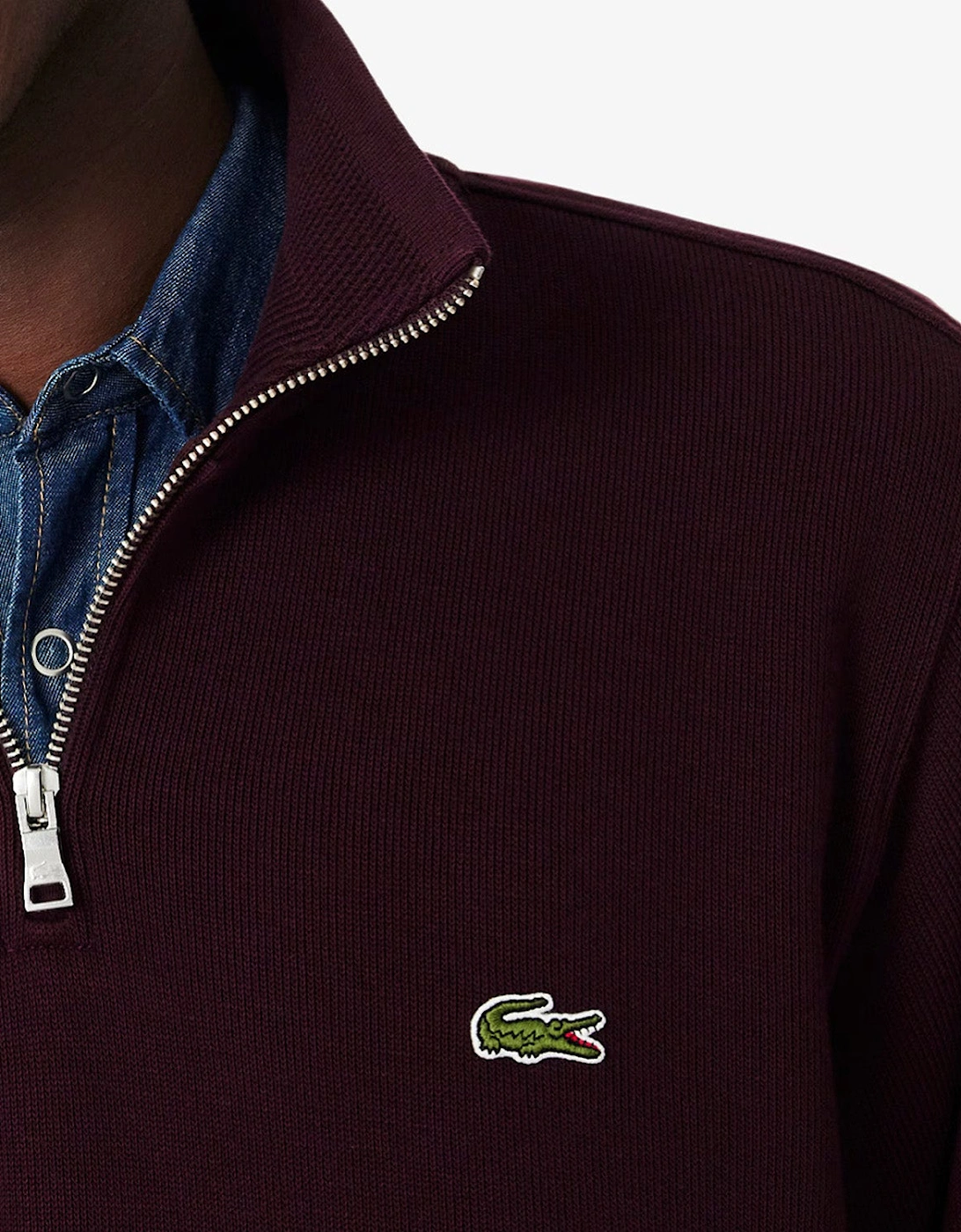 Lacoste SH1927 Quarter Zip Sweatshirt