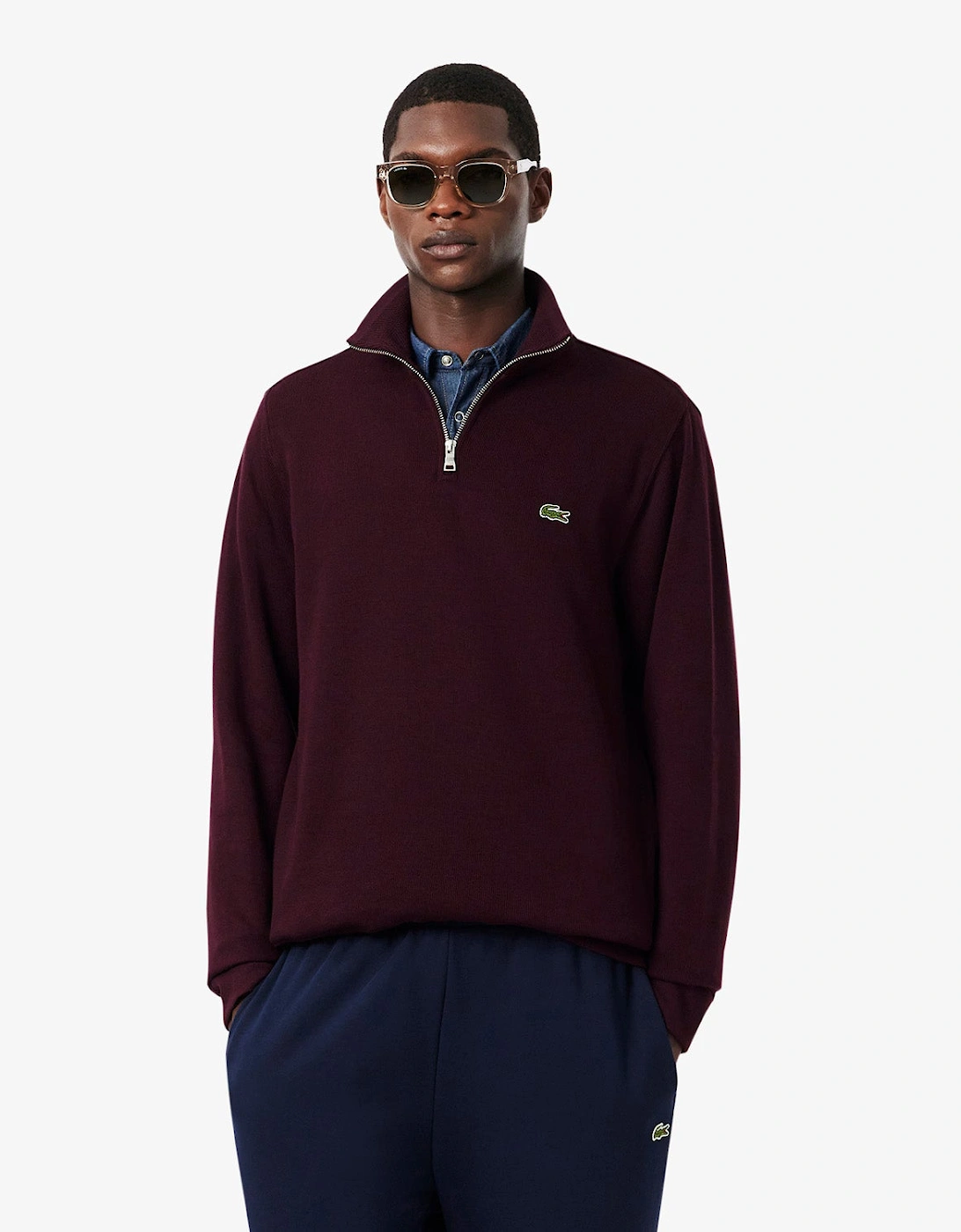 Lacoste SH1927 Quarter Zip Sweatshirt