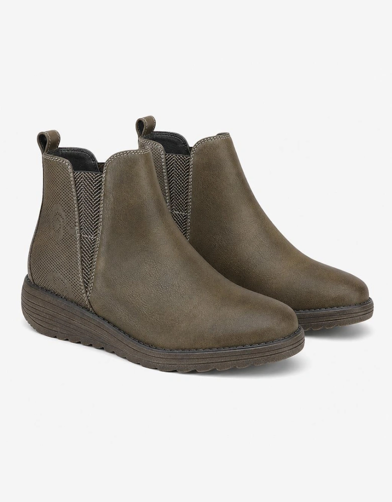 Cipriata DEBORA Womens Ankle Boots Olive