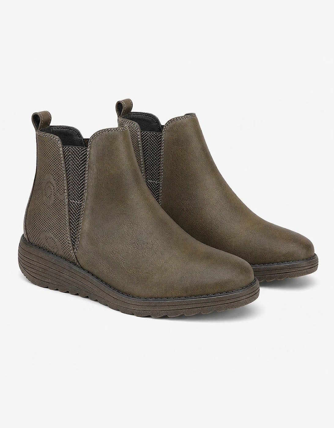 Cipriata DEBORA Womens Ankle Boots Olive