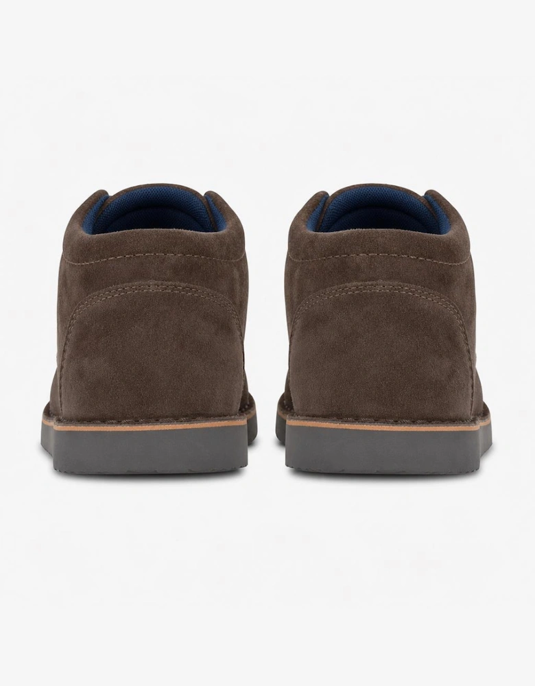 Roamers STANLEY Mens Desert Boots Dark Brown