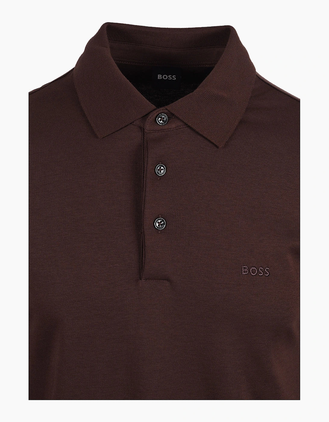 Boss Black BOSS PADO 30 POLO DARK BROWN