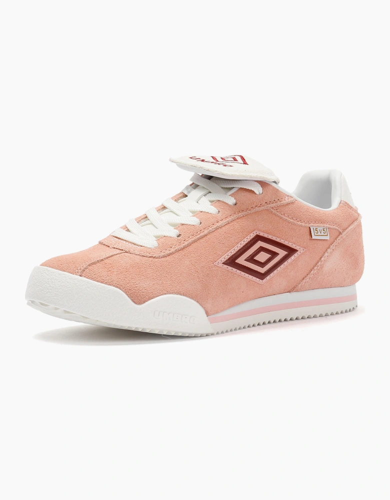 Umbro 5V5 Suede Women's Impatients Pink/Red Dahlia Trainers