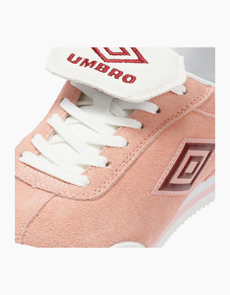 Umbro 5V5 Suede Women's Impatients Pink/Red Dahlia Trainers