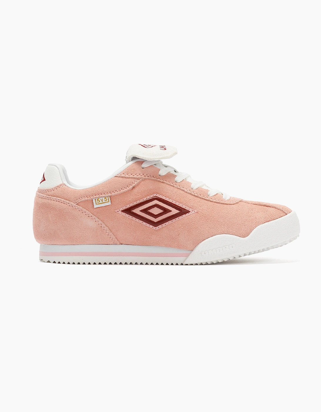 Umbro 5V5 Suede Women's Impatients Pink/Red Dahlia Trainers