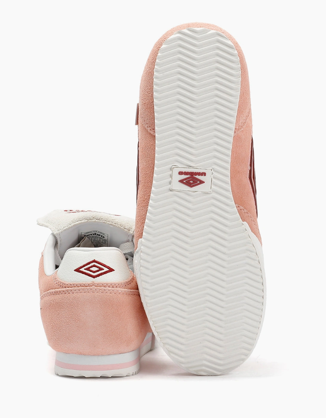 Umbro 5V5 Suede Women's Impatients Pink/Red Dahlia Trainers
