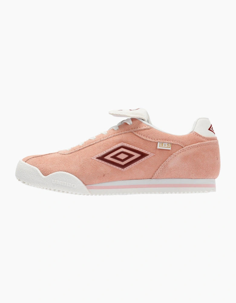 Umbro 5V5 Suede Women's Impatients Pink/Red Dahlia Trainers