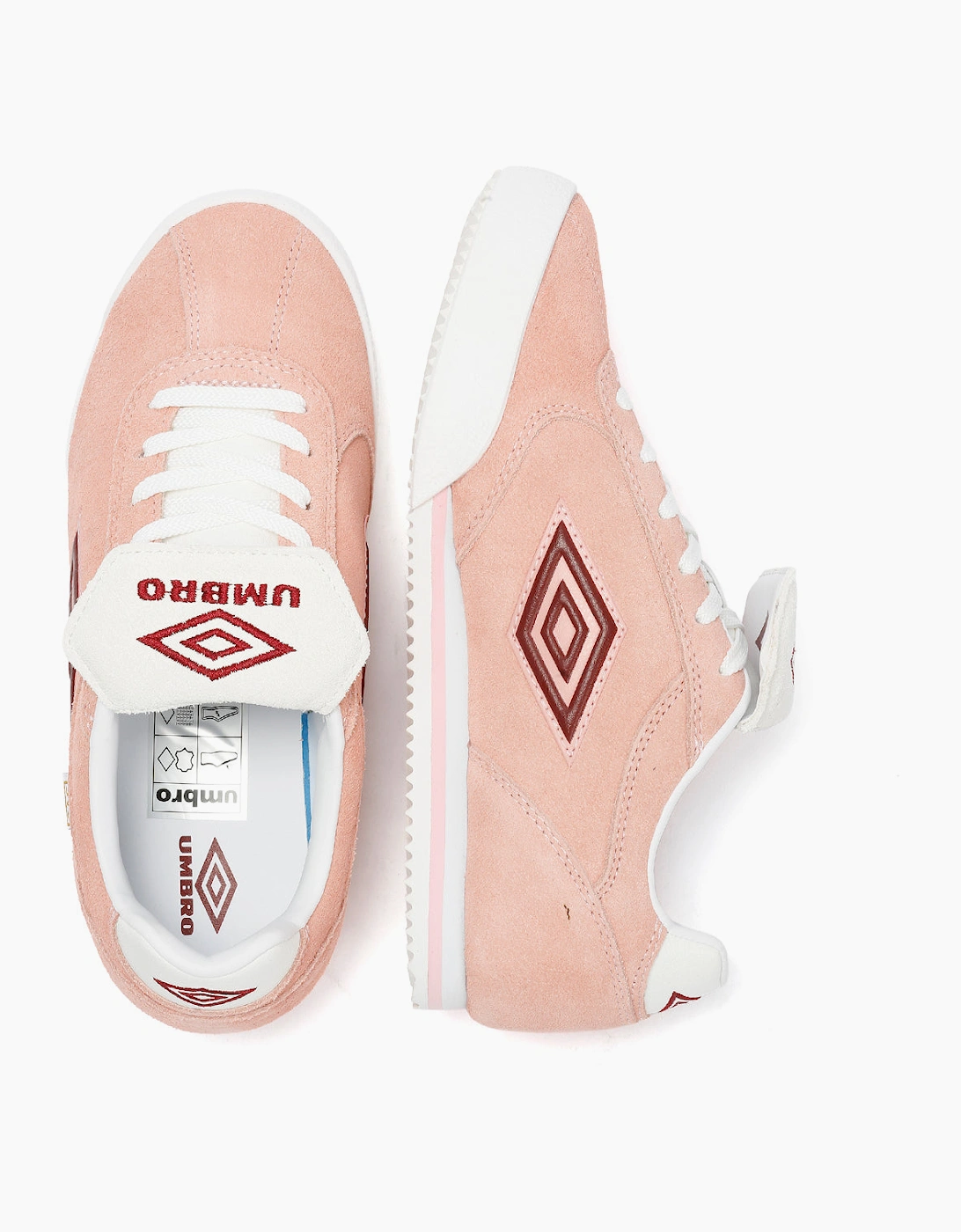 Umbro 5V5 Suede Women's Impatients Pink/Red Dahlia Trainers