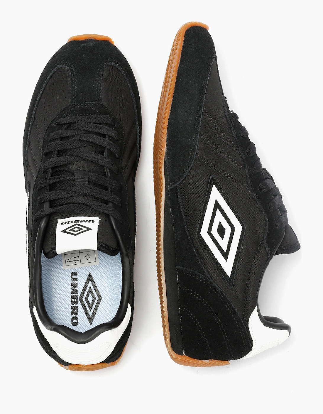 Umbro Gorton Black/White Trainers