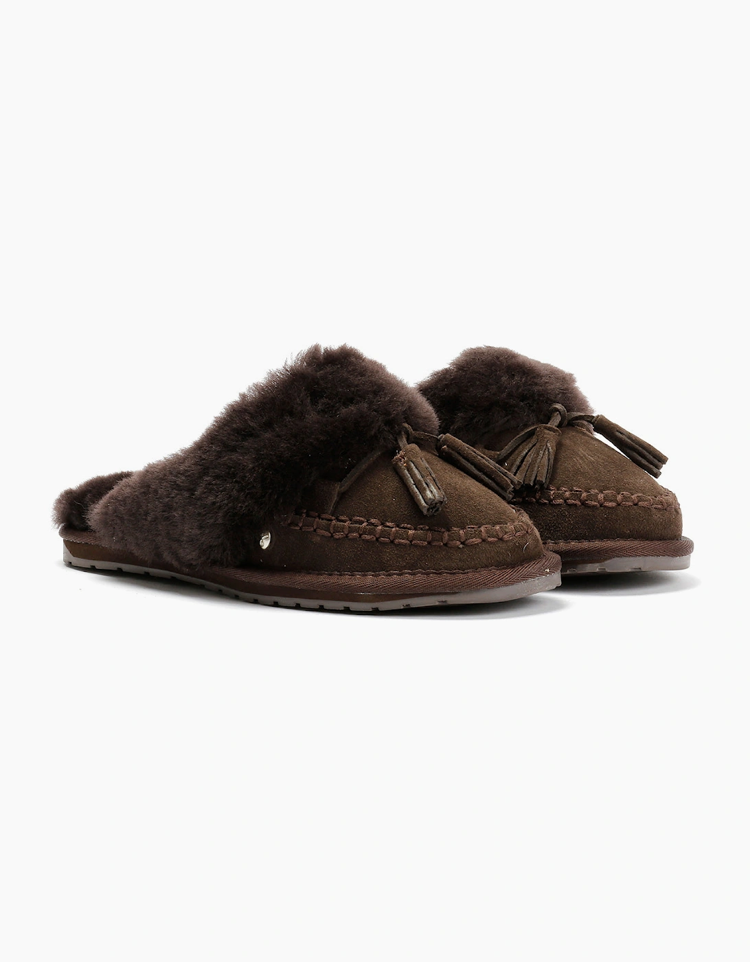 Emu Australia Tahnee Suede Women's Chocolate Slippers