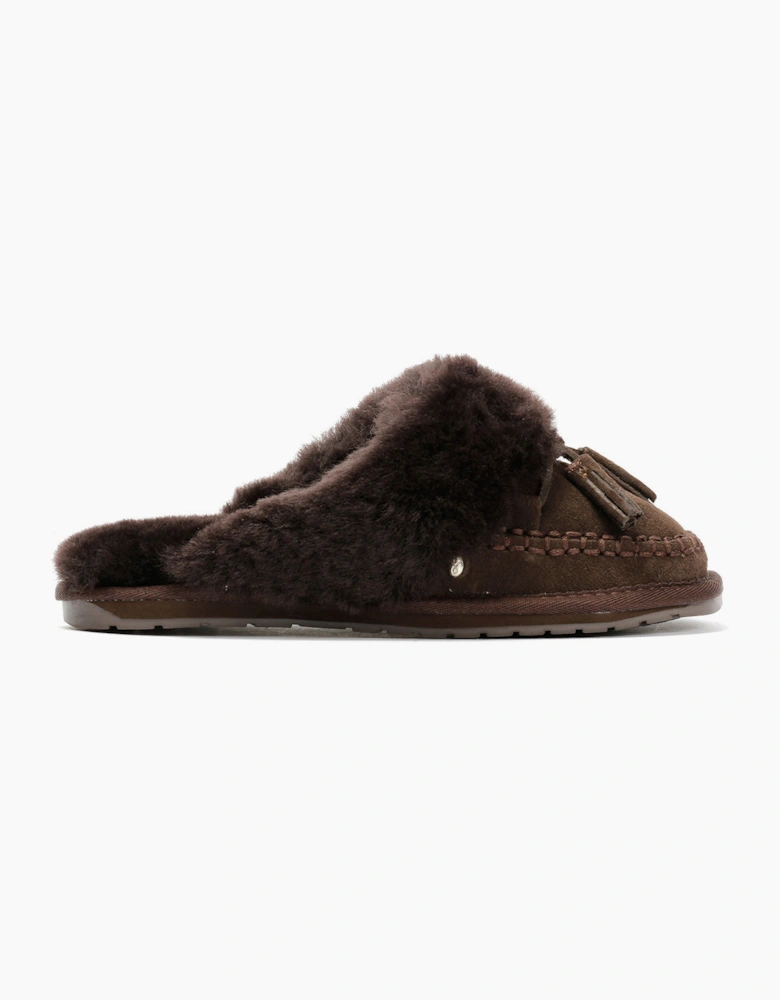 Emu Australia Tahnee Suede Women's Chocolate Slippers