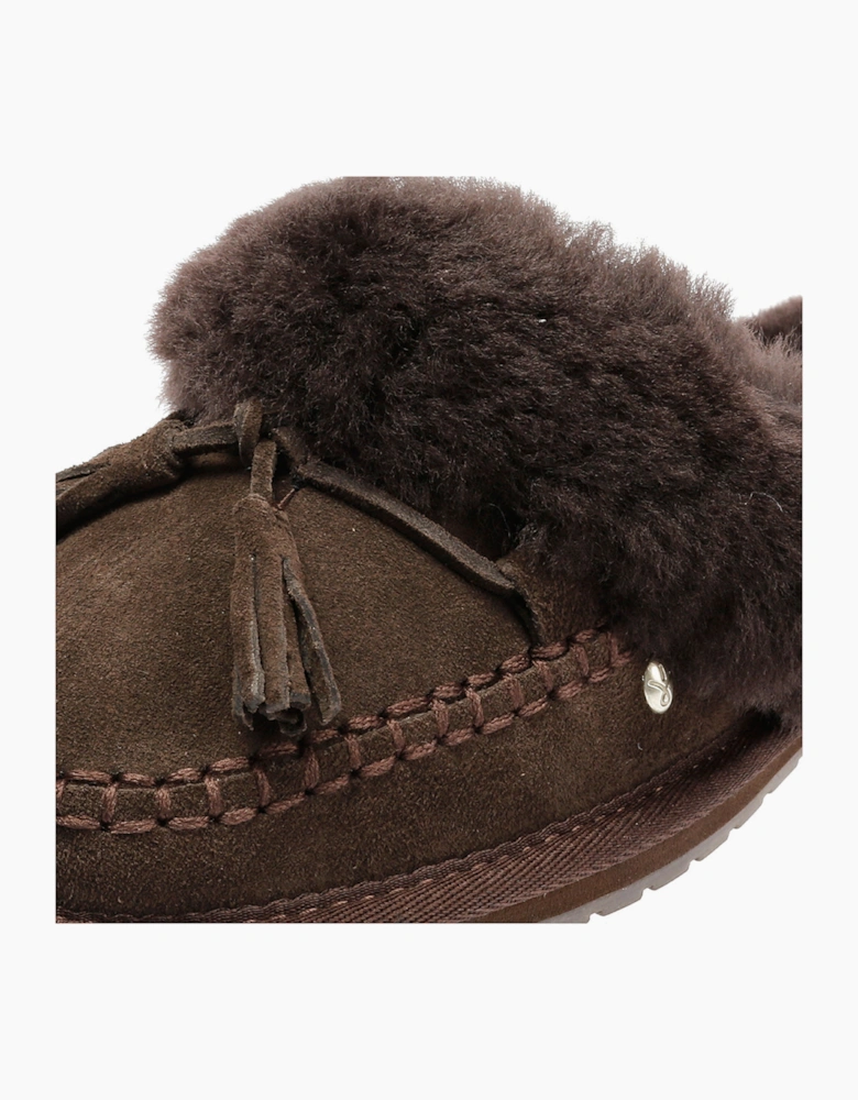 Emu Australia Tahnee Suede Women's Chocolate Slippers