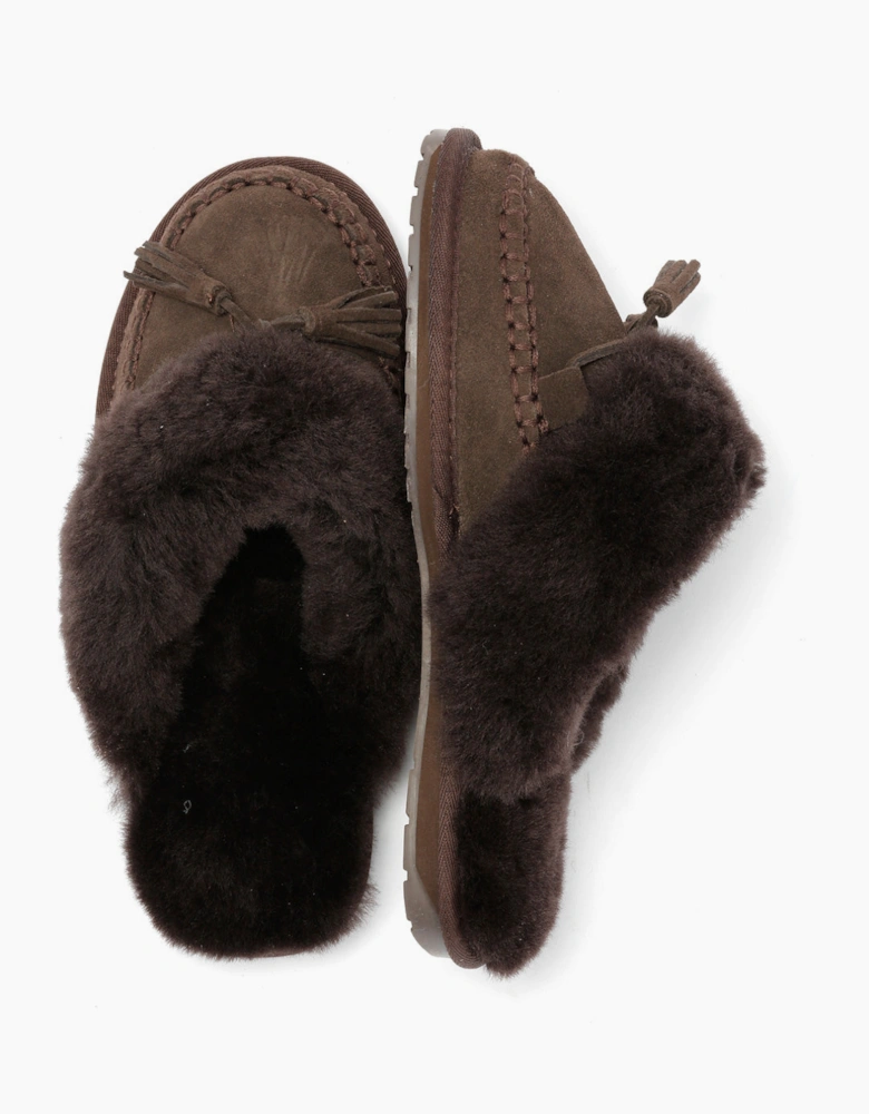Emu Australia Tahnee Suede Women's Chocolate Slippers