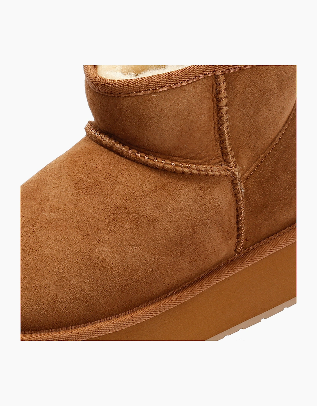 Emu Australia Stinger Micro Flatform 2.0 Sheepskin Women's Chocolate Boots