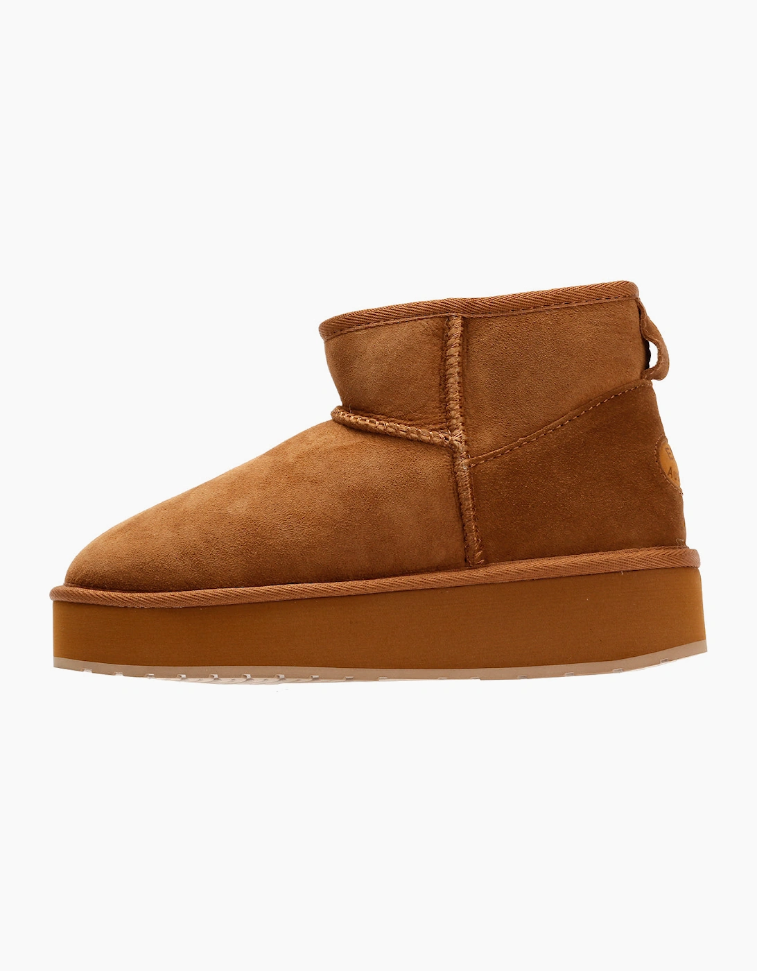 Emu Australia Stinger Micro Flatform 2.0 Sheepskin Women's Chocolate Boots