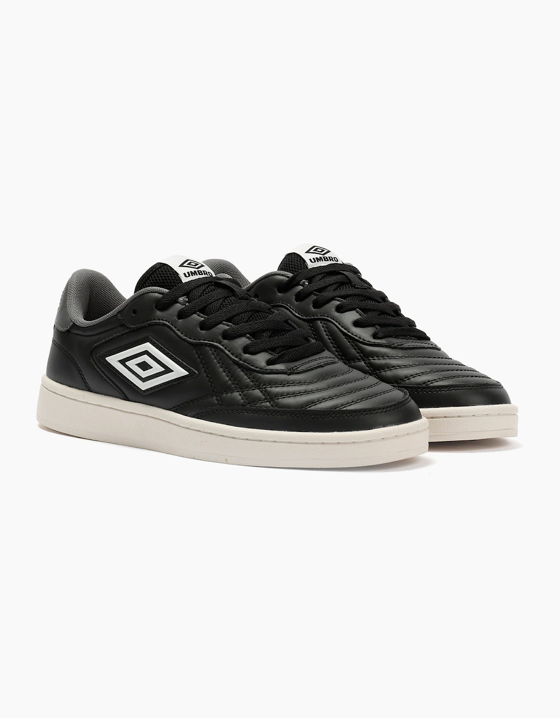 Umbro Clayton Leather Men's Black/Castlerock/White Trainers
