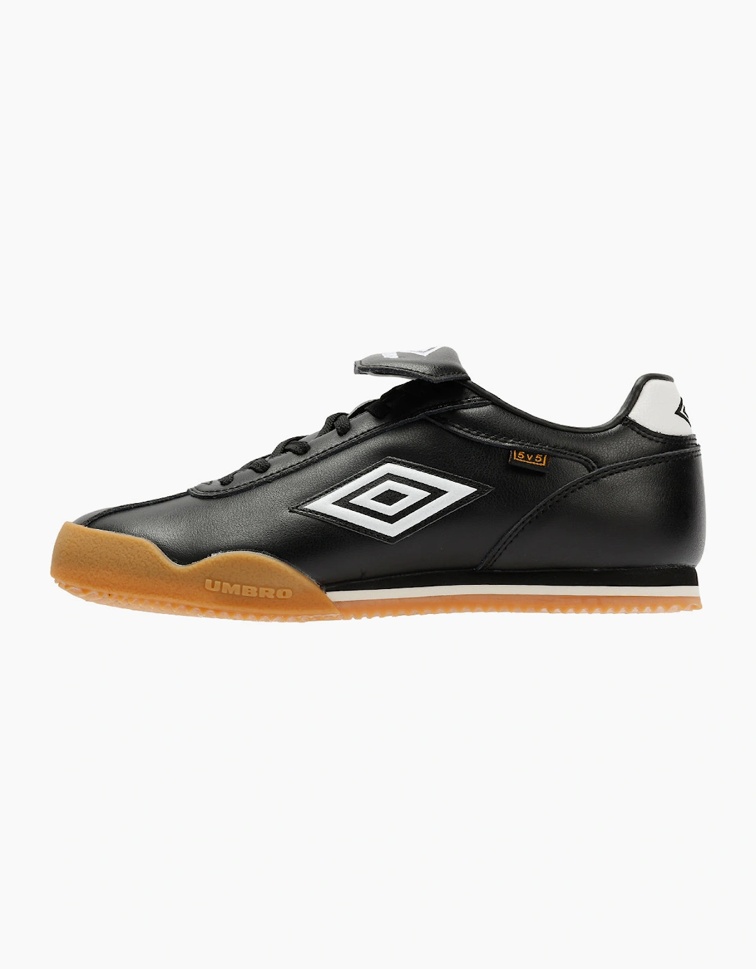 Umbro 5V5 Leather Black/Antique White Trainers