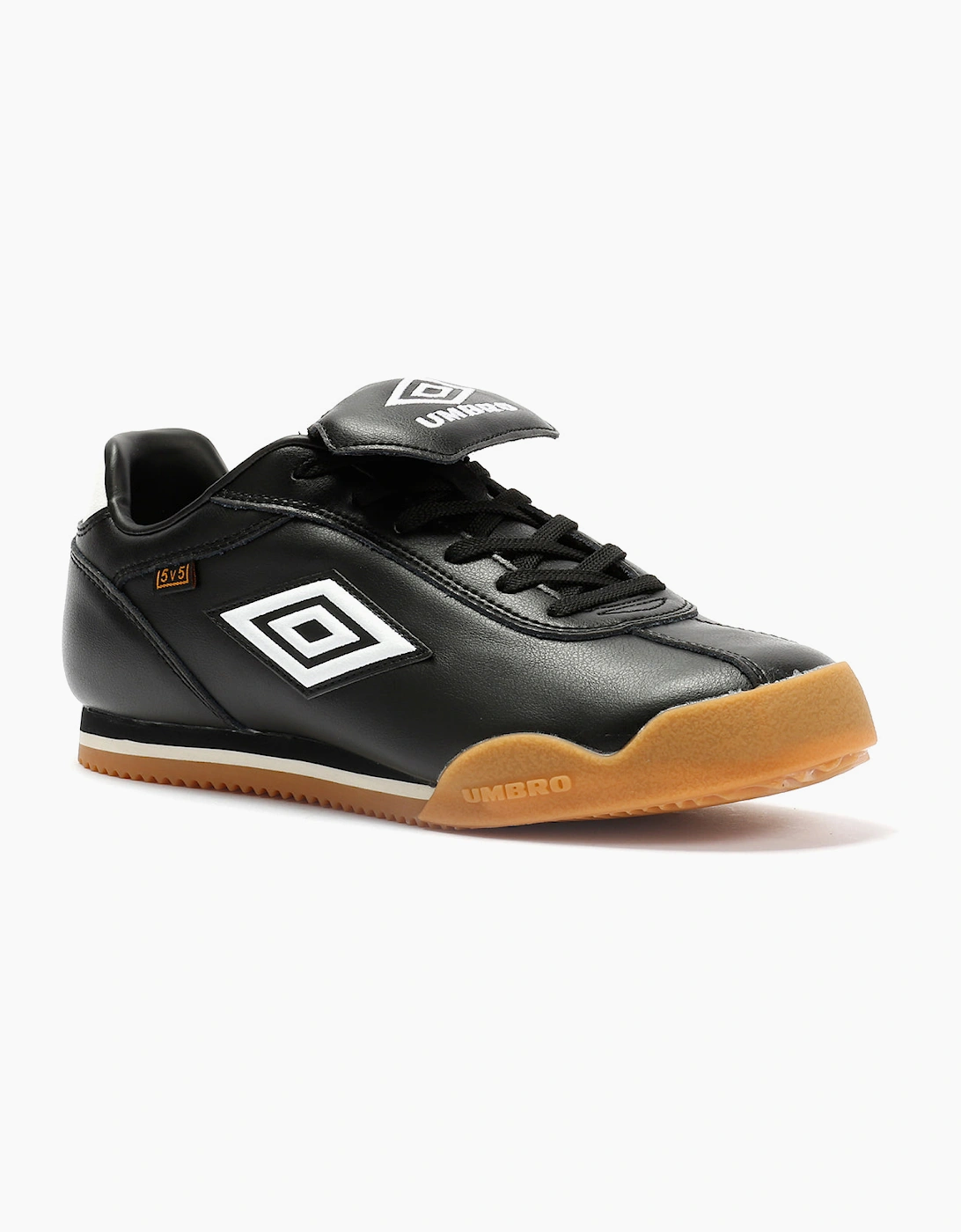Umbro 5V5 Leather Black/Antique White Trainers