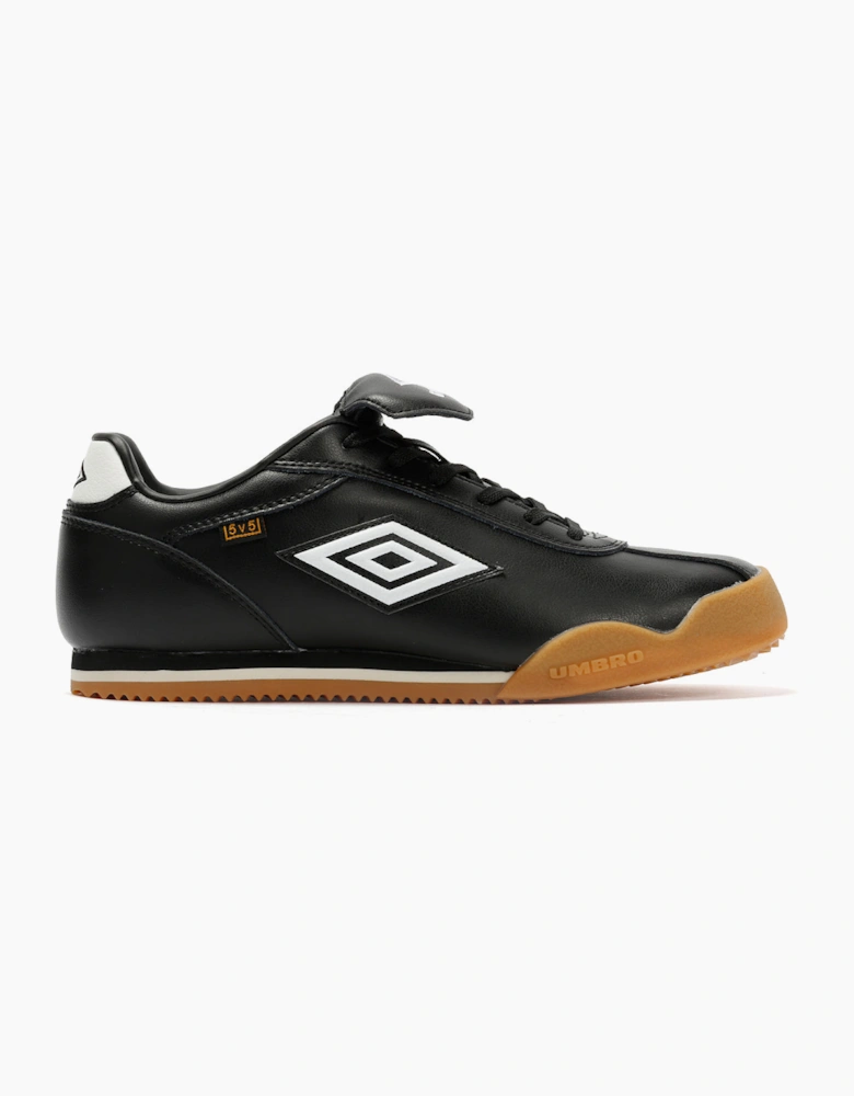 Umbro 5V5 Leather Black/Antique White Trainers