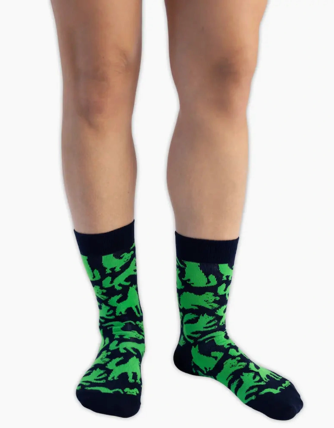 Green Dog Socks, Navy