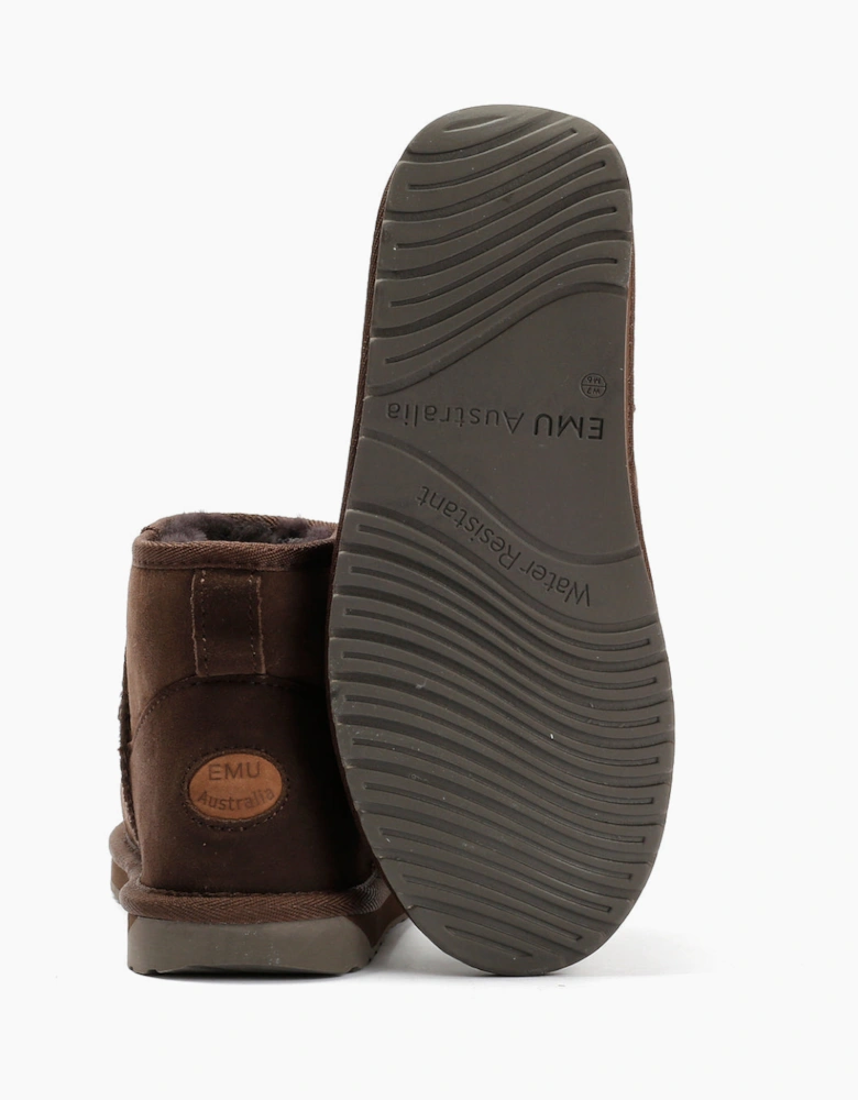 Emu Australia Stinger Micro Sheepskin Women's Chocolate Boots