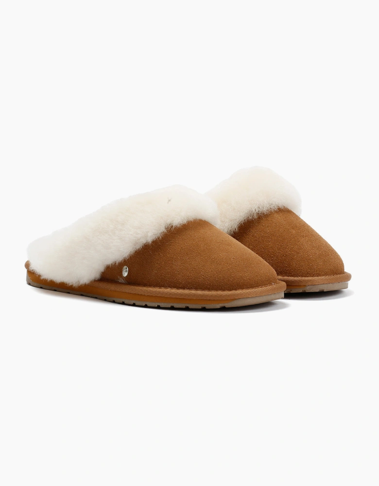 Emu Australia Jolie Suede Women's Chestnut Slippers
