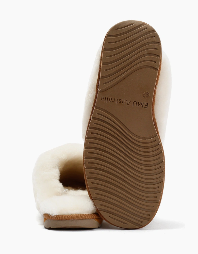 Emu Australia Jolie Suede Women's Chestnut Slippers