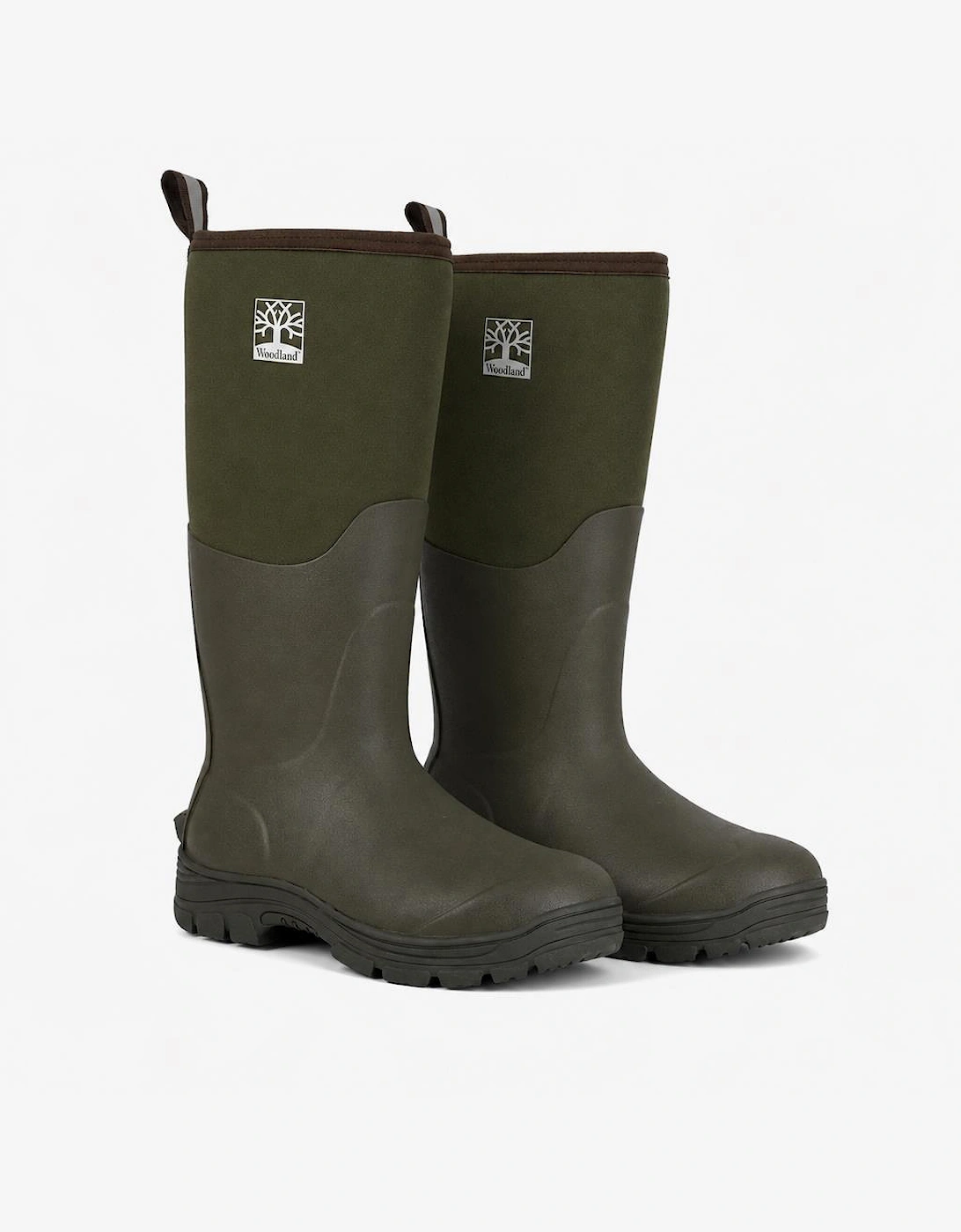 Woodland MARLEY Unisex Adults Tall Boots Olive Green