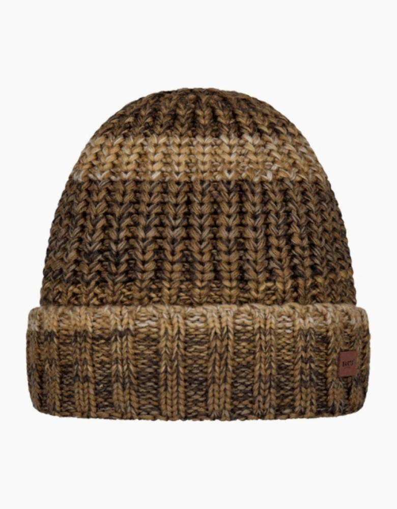 Barts Mens Akotan Chunky Knit Cuffed Beanie Hat