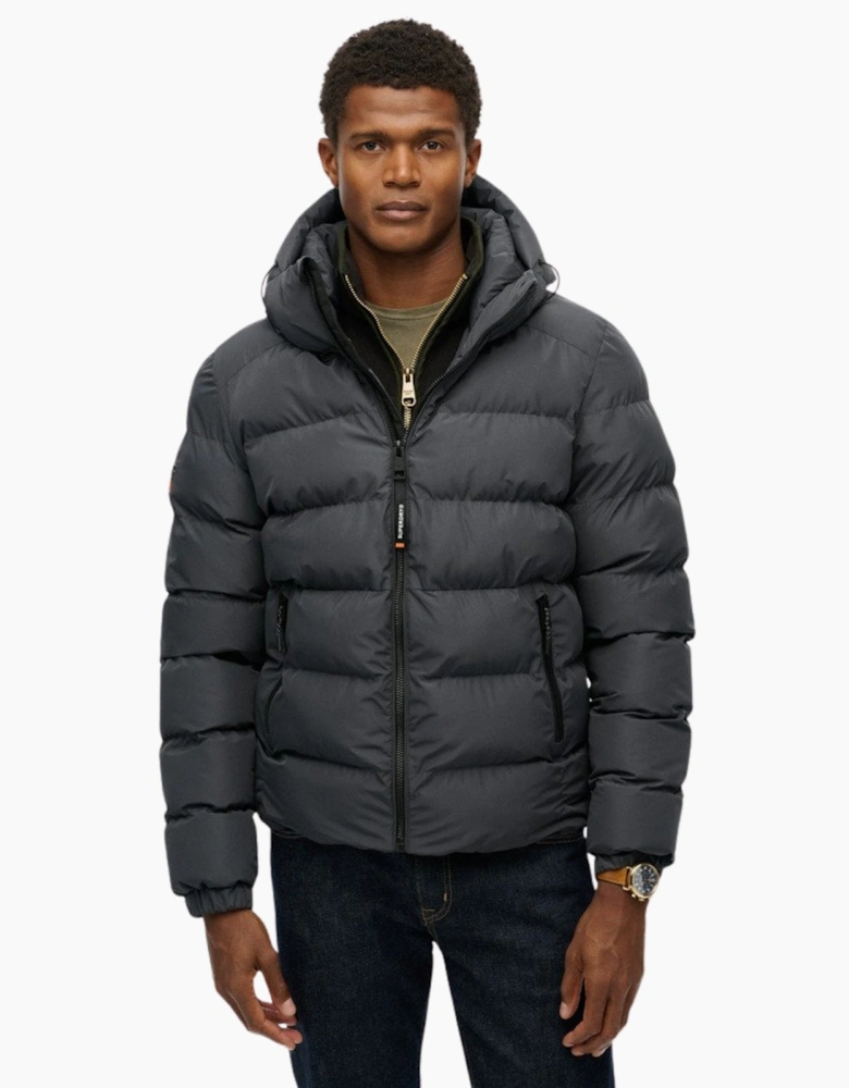 Superdry Mens Hooded Sports Padded Jacket