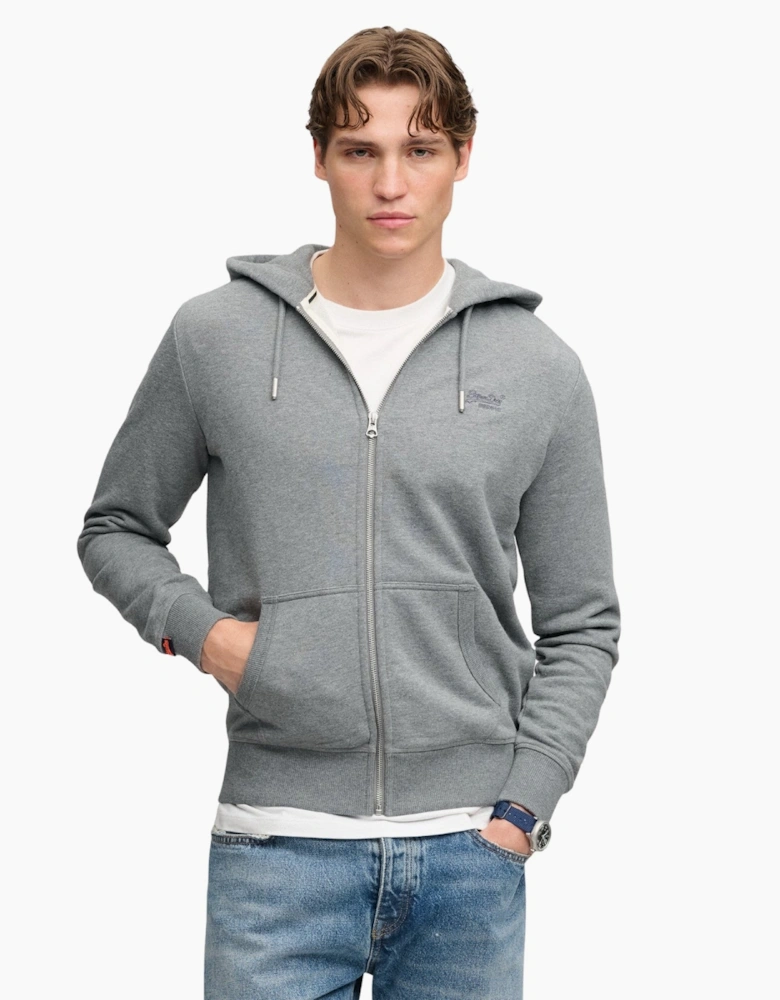 Superdry Mens Essential Logo Full Zip Hoodie