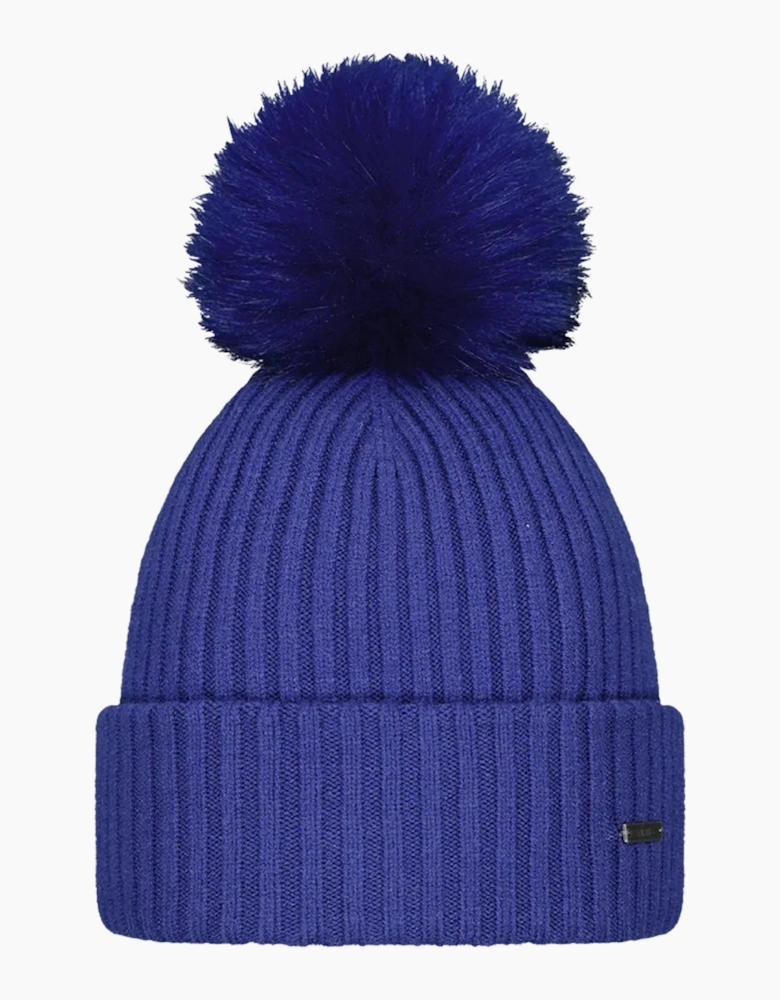 Barts Womens Kenzie Big Stretchy Faux Fur Pom Bobble Hat