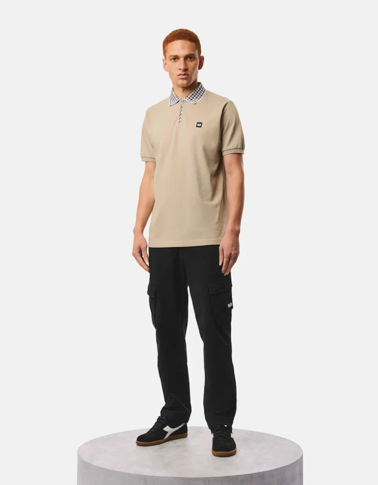 Weekend Offender Tipasa Jacquard Rib Polo Shirt - Rock