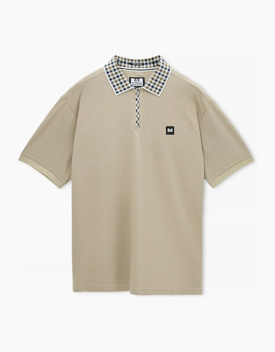 Weekend Offender Tipasa Jacquard Rib Polo Shirt - Rock