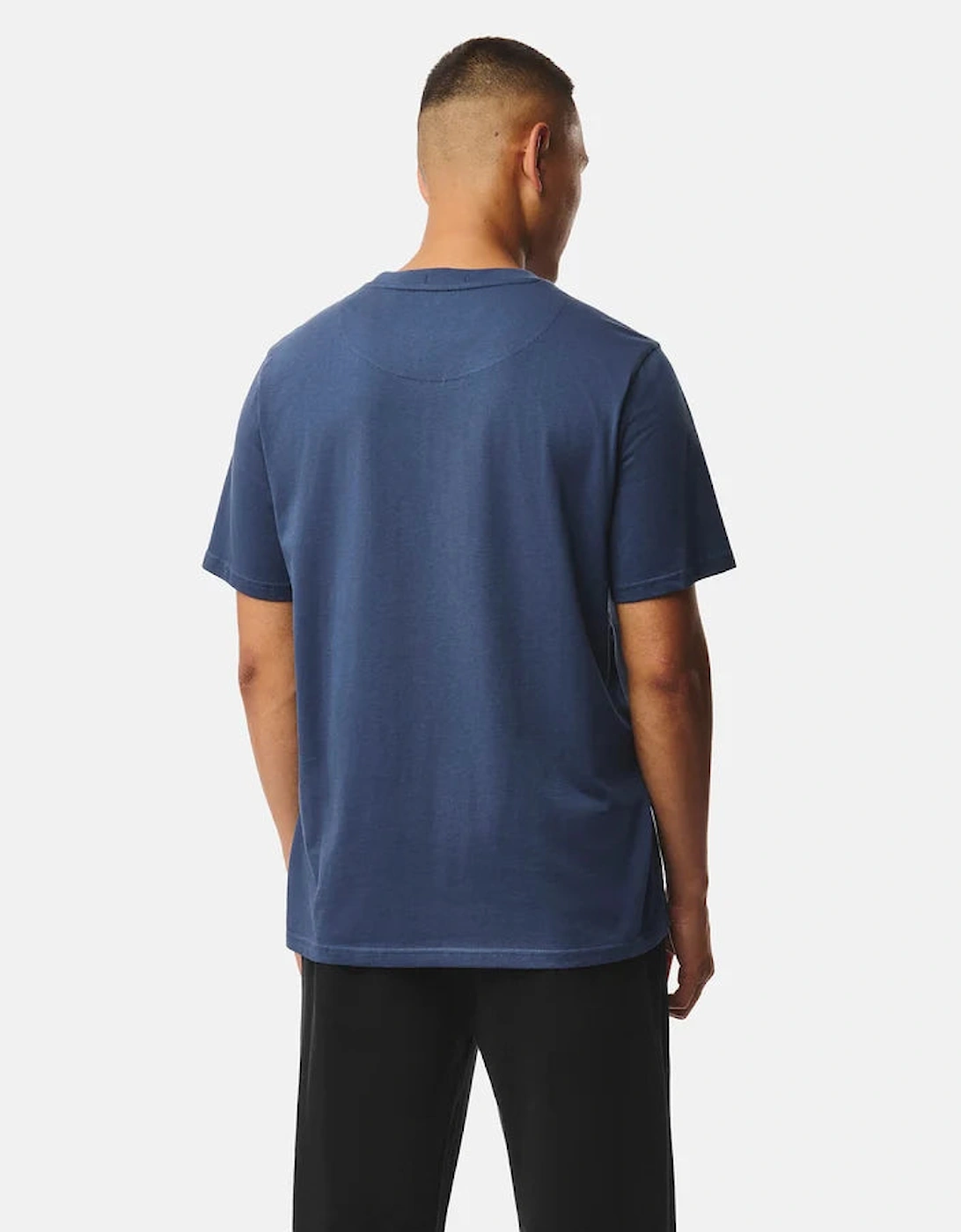 Weekend Offender Brooklands Plain T-Shirt - Lagoon Blue