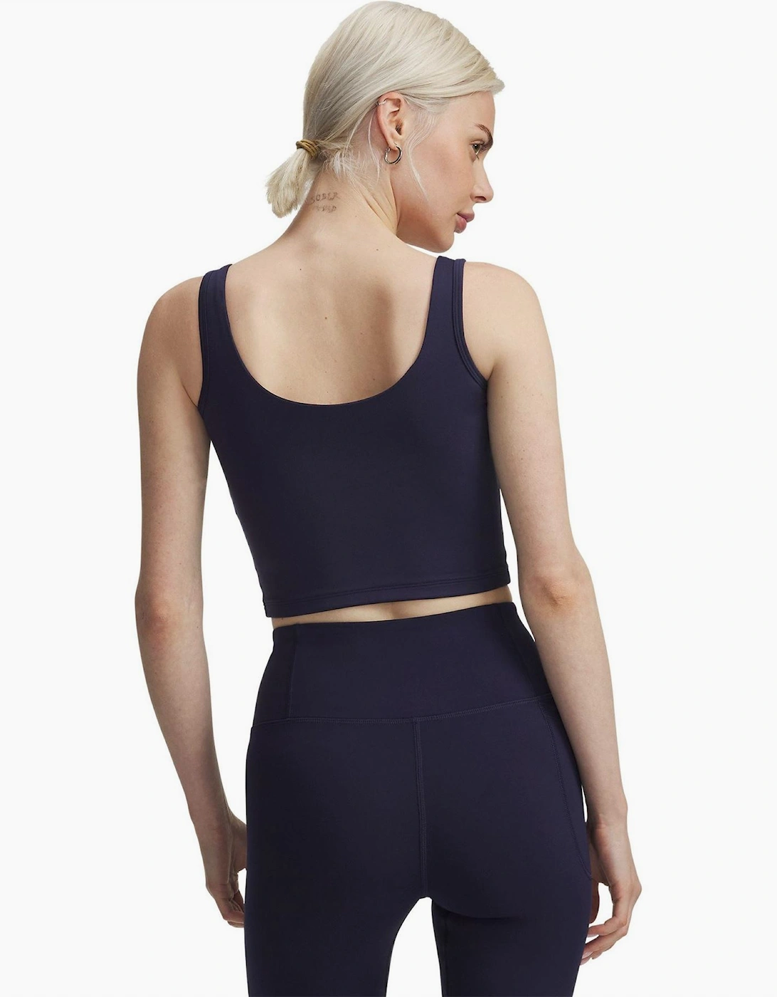 Under Armour Motion Tank Top for Women, Sleeveless Gym Vest in Blue, Size 12 - Image 2