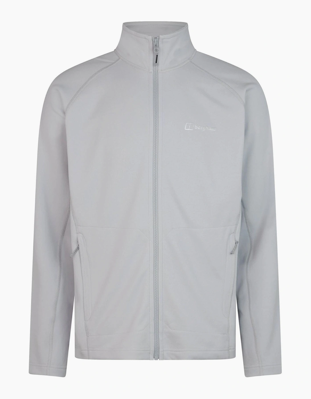 Berghaus (M, Light Grey/Grey) Mens Cairnway Full Zip 4 Way Stretch Fleece Jacket - Image 5