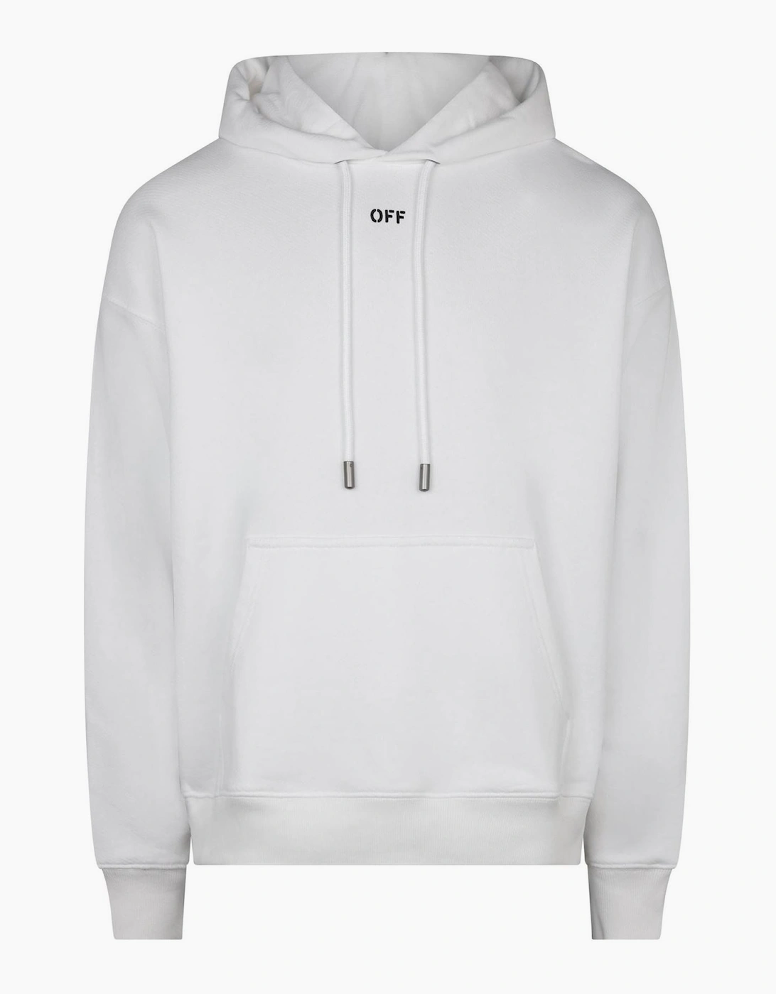 OFF-WHITE Men's Off Off Stamp Hoodie - White - Size: 34