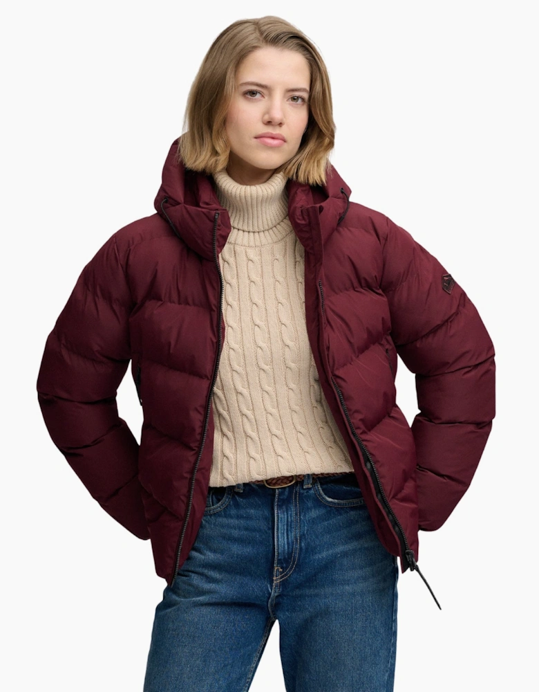 Superdry Womens Hooded Sports Padded Jacket