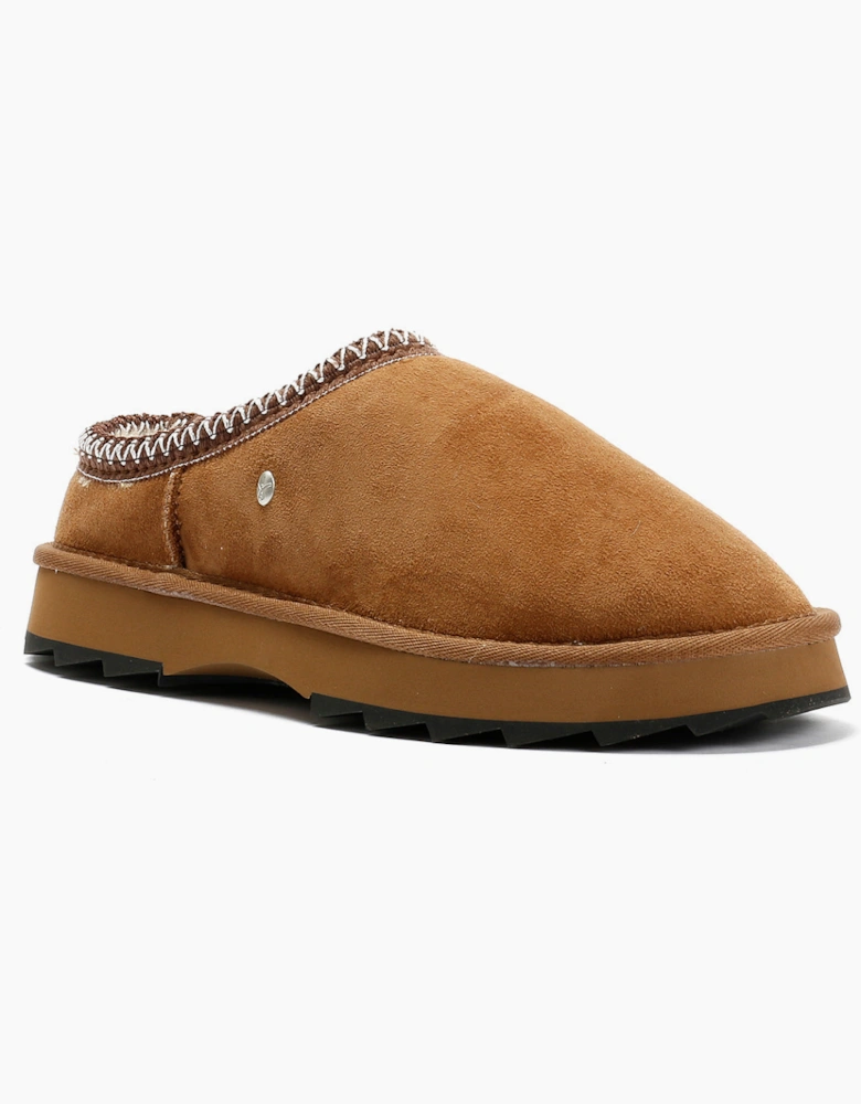 Emu Australia Sharky Scuff Suede Women's Chestnut Slippers