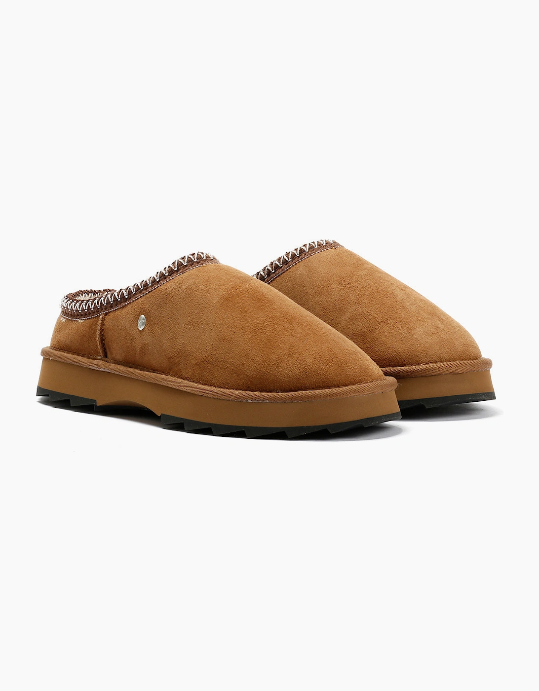 Emu Australia Sharky Scuff Suede Women's Chestnut Slippers